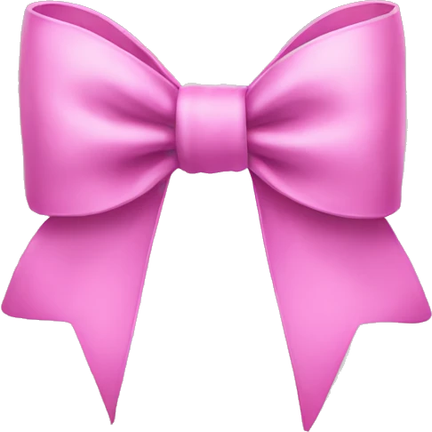 bow + 🥹 emoji