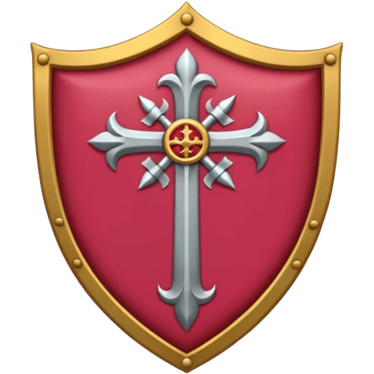 brasão sangrando medieval rosa de sangue vermelha emoji