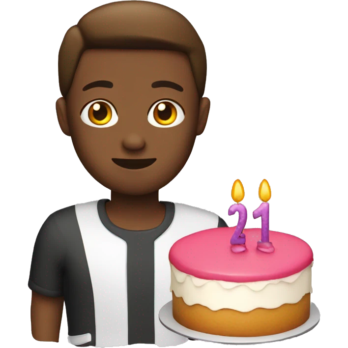 24 birthday cake emoji