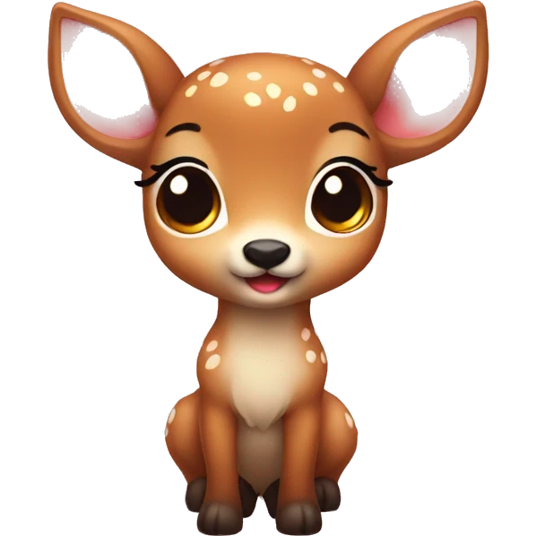 CUTE KAWAII FAWN emoji