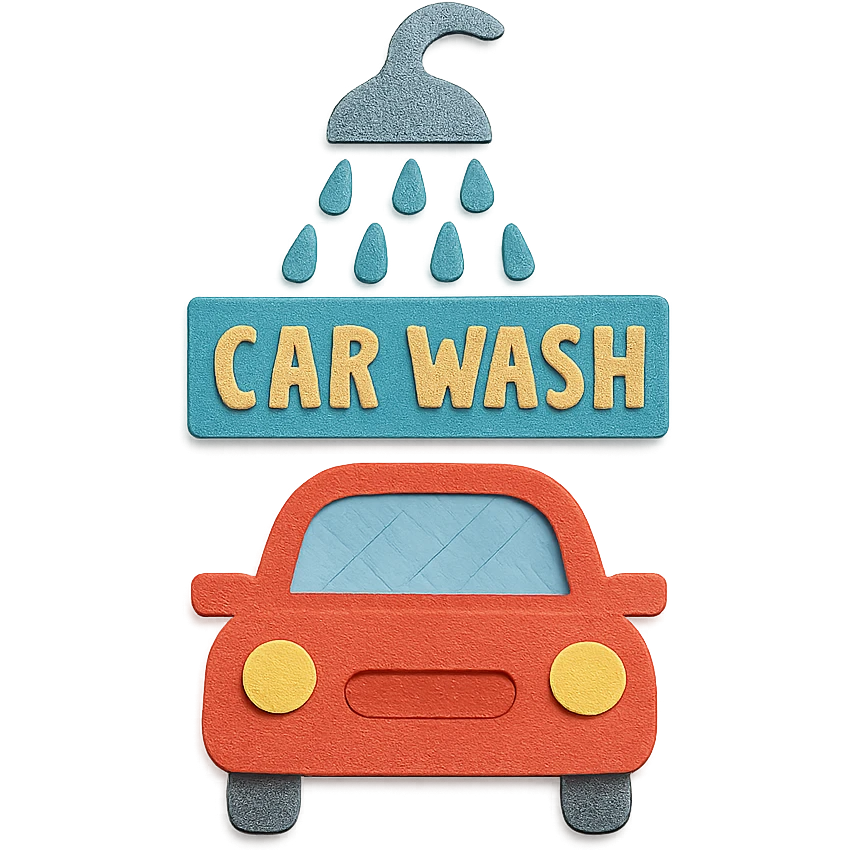 car wash emoji