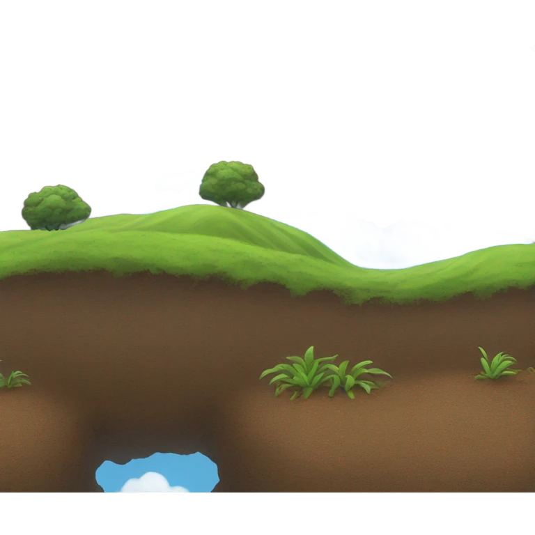 soil land and sky emoji