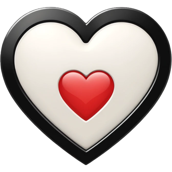Chanel sport logo white heart emoji