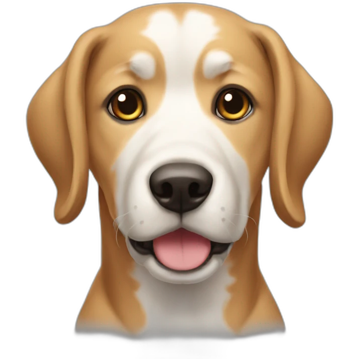 Chien content emoji