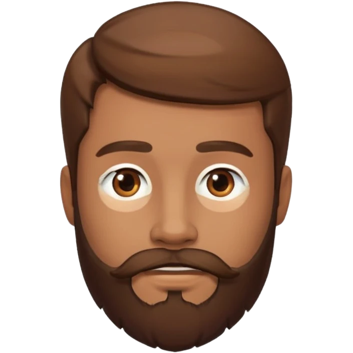 head with beard emoji