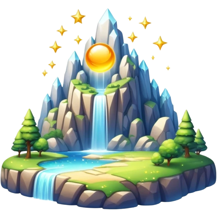 epic divine glistening glossy shiny glittery scenery  emoji