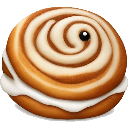 Steaming Cinnamon Roll  emoji