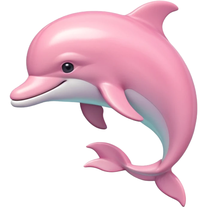 Pastel-pink-colors-dolphin emoji