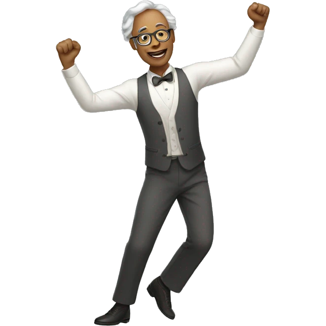 Dancing professor  emoji