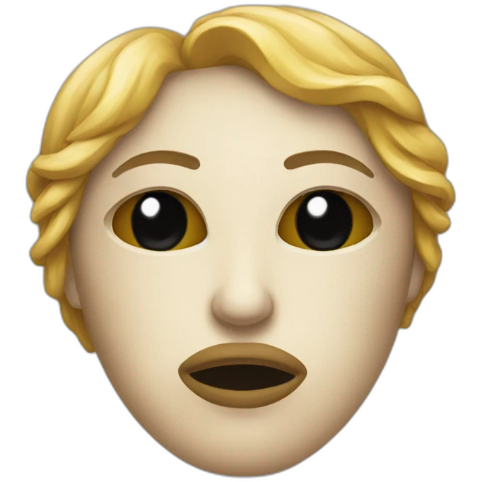 The tristesse derrière un masque emoji