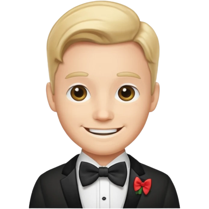 Gentleman bow tie emoji face emoji