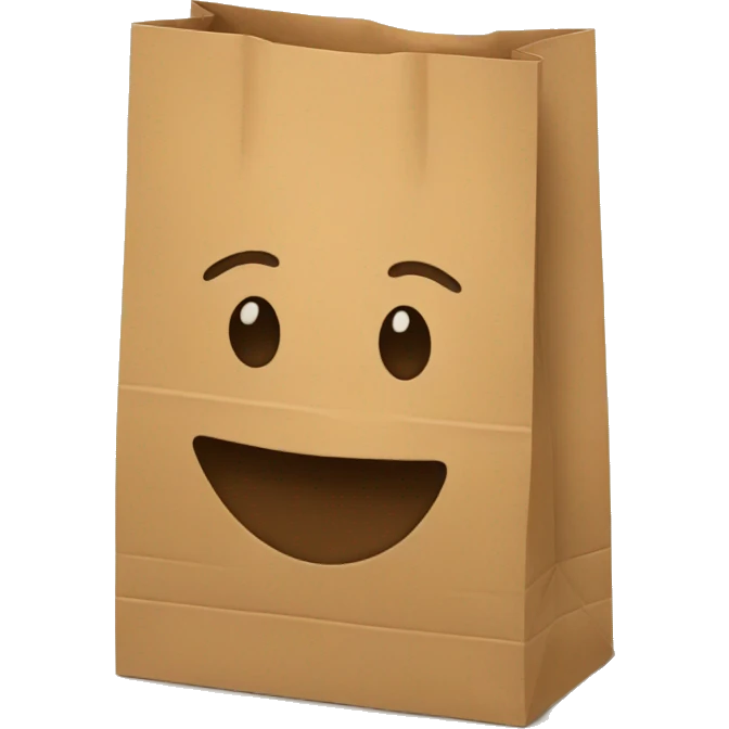 paper bag emoji