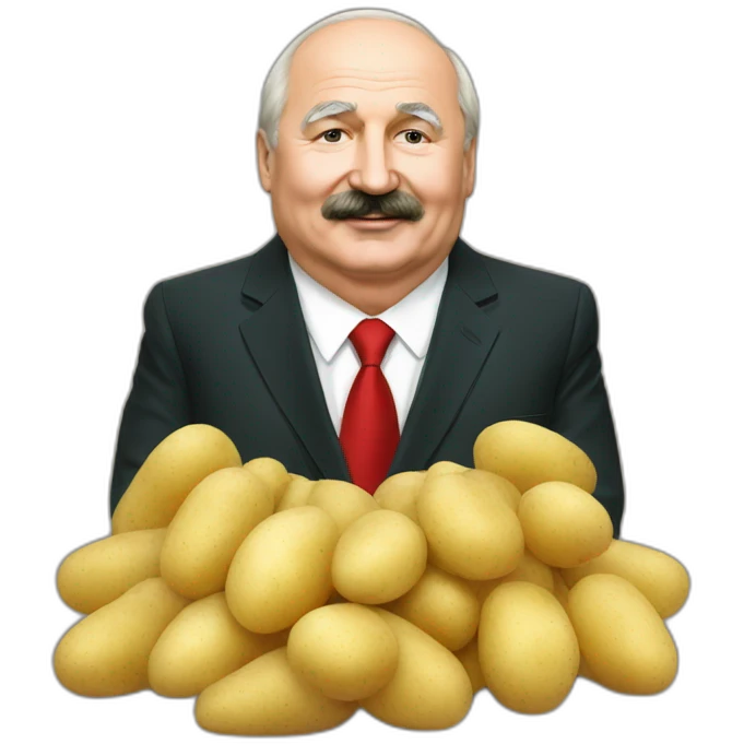 lukashenko with potatoes emoji
