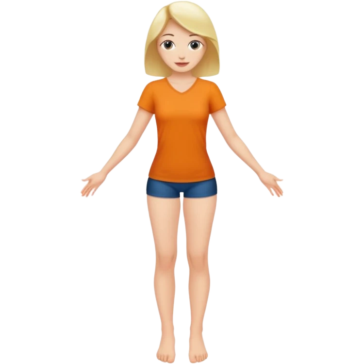 woman with legs spread bottomless emoji