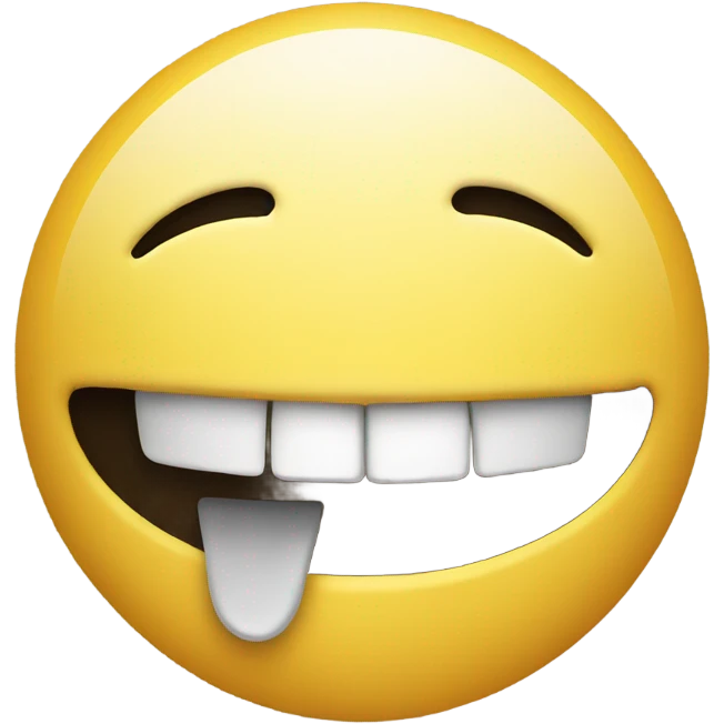smiley face with big nose  emoji