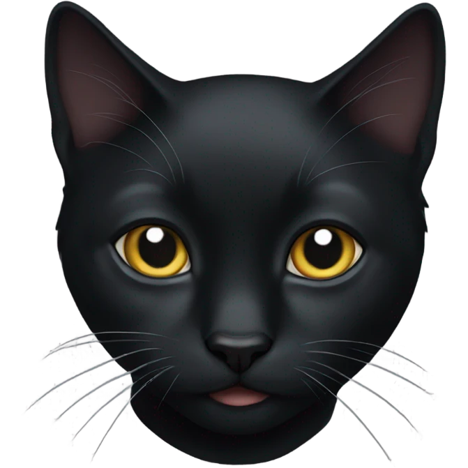 Black cat  emoji