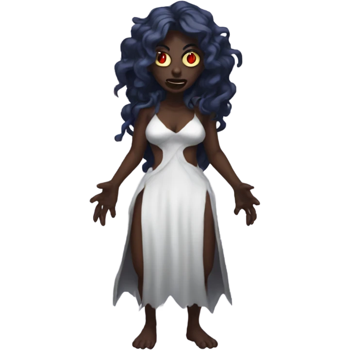 Make a full body demon woman emoji