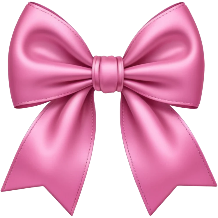 pink bow emoji