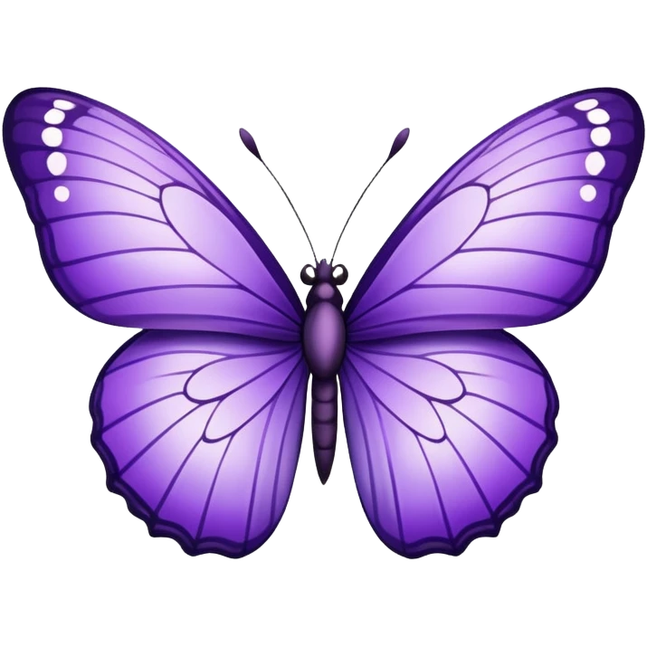 Mariposa violeta  emoji