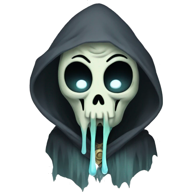 the lich, adventure time emoji, crying sad face, tear drop emoji