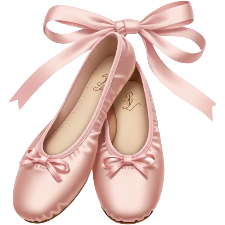 Pale pink ballet shoes emoji