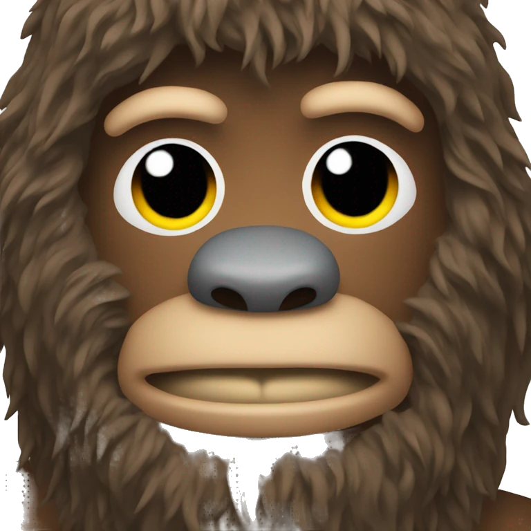 Bigfoot emoji