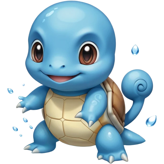 Drooling Squirtle emoji