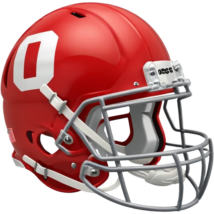 in a shade of red college football helmets emoji