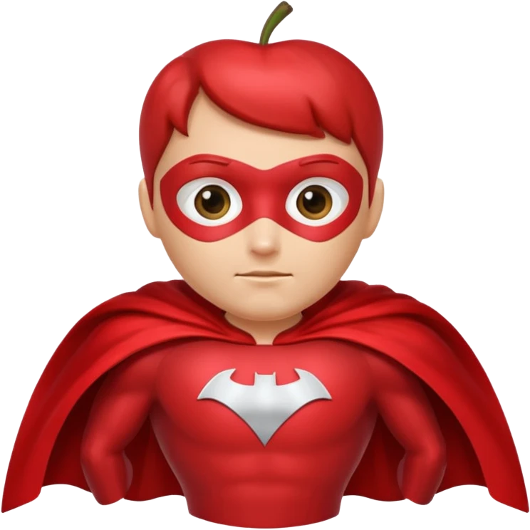 Cape-Wearing Super Fruit emoji
