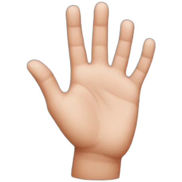 Hand-heart emoji