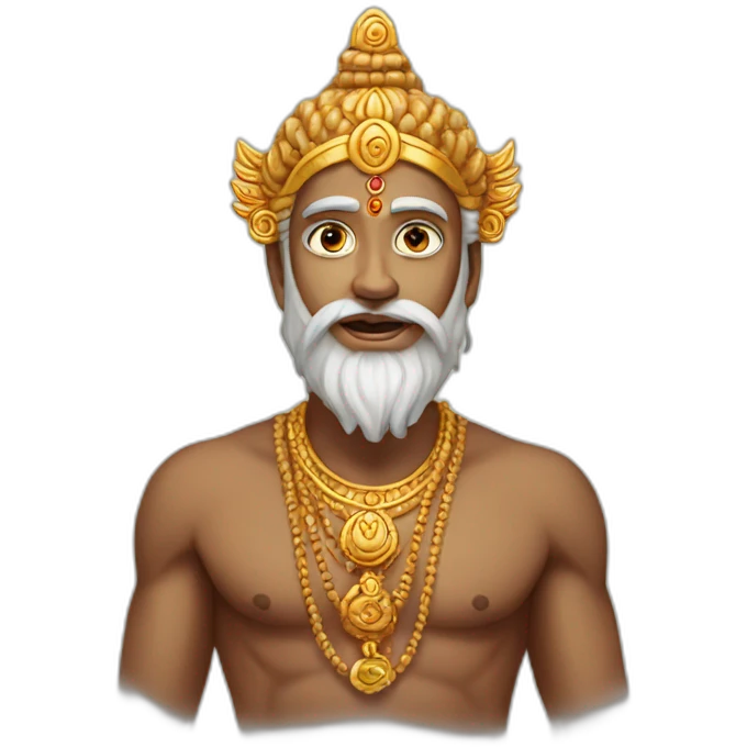 Made me as Hindu God emoji
