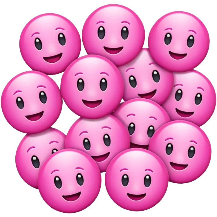 Pink emojis  emoji