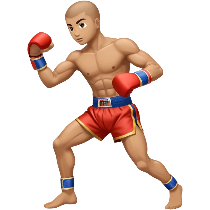 Mauy Thai knee and elbow emoji  emoji