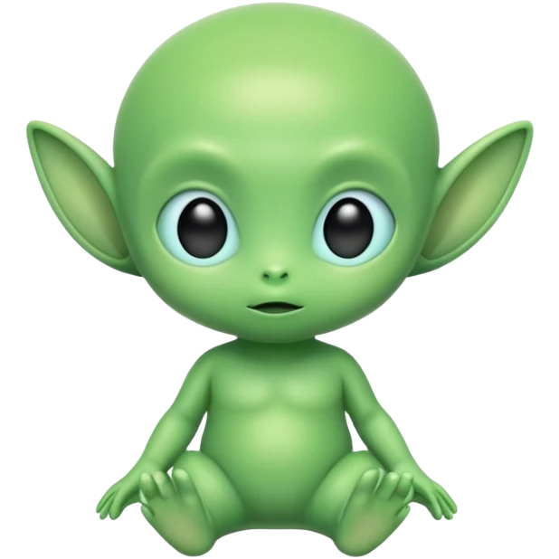 baby smiski alien emoji