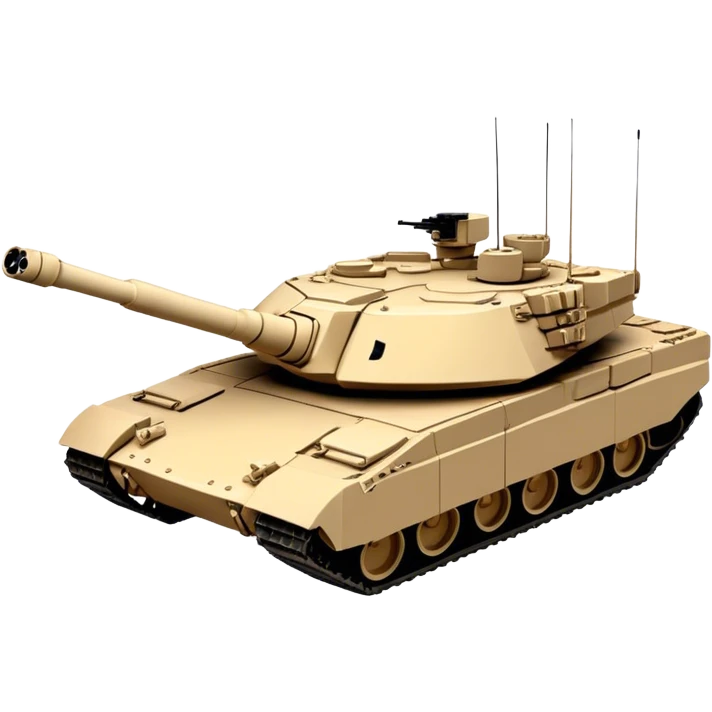 M1 Abrams Tank (sand colour) emoji