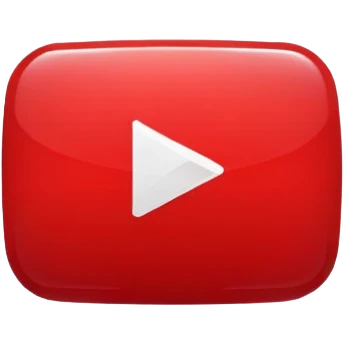 YouTube logo red emoji