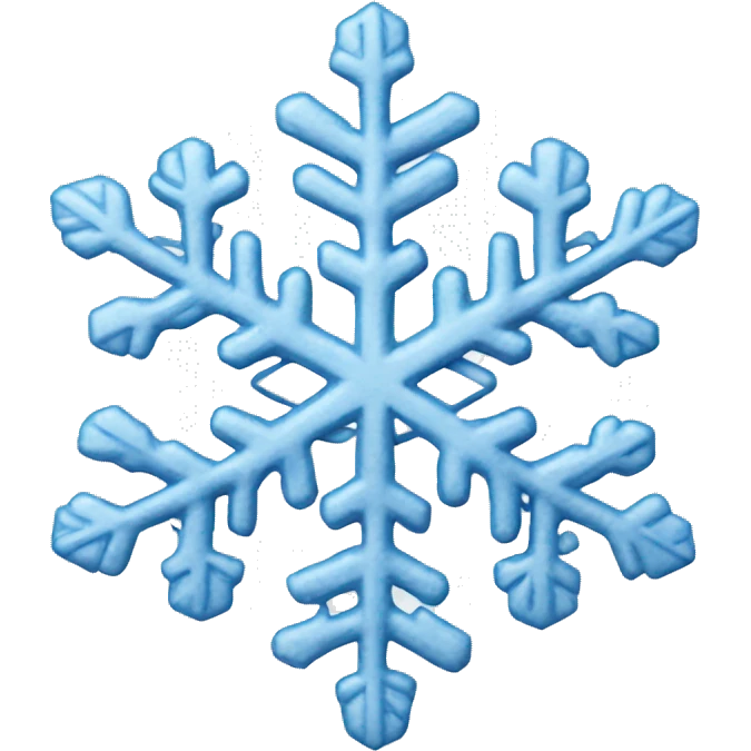 Snowflake emoji