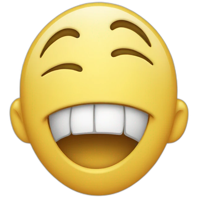 Crying face laughing at same time emoji