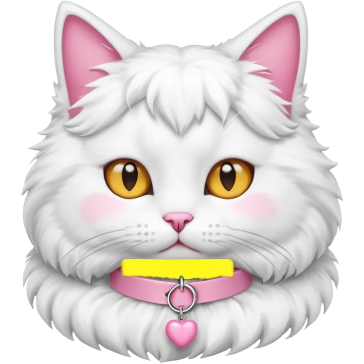 pink collar hati emoji