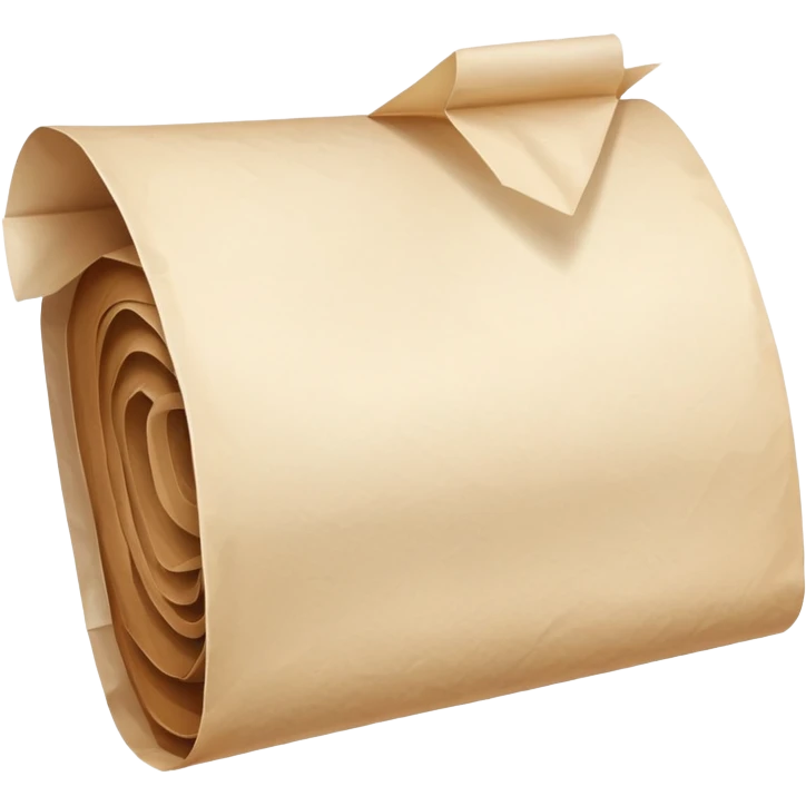 Parchment paper wrapped emoji