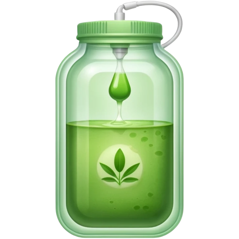 Matcha in iv bag emoji