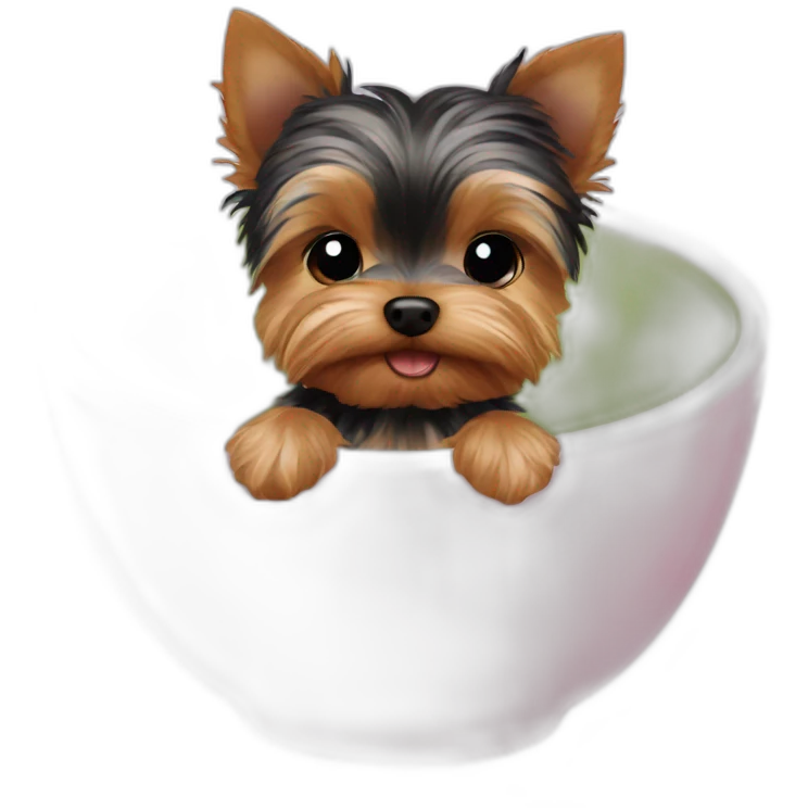 Male Teacup Yorkie emoji