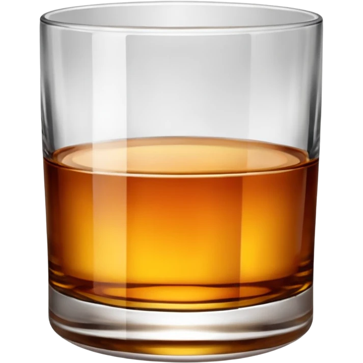 glass of whiskey, no splashes emoji