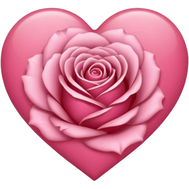 Corazón rositas emoji