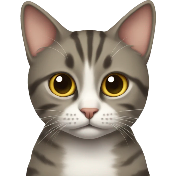 Cat saying "you are dumb" emoji