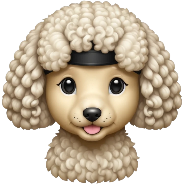 Perro caniche emoji
