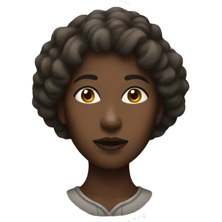 Mysterious black woman  emoji