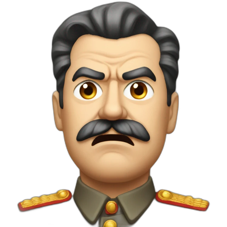 Angry stalin emoji
