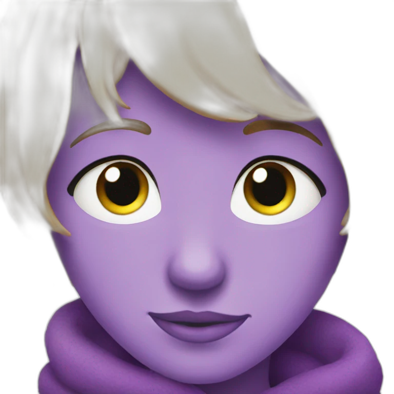 Œil violet emoji