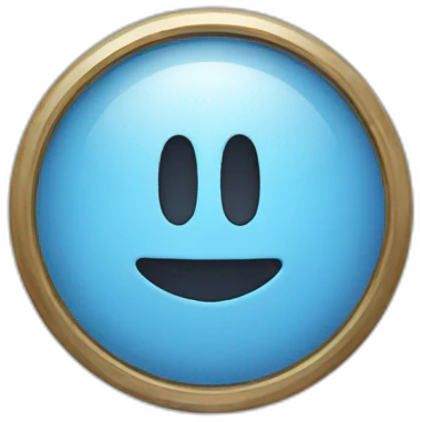 icon badge blue emoji